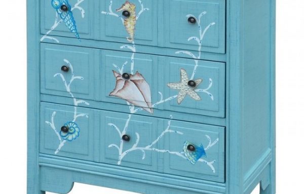 Coral Reef 3-Drawer Chest Aqua